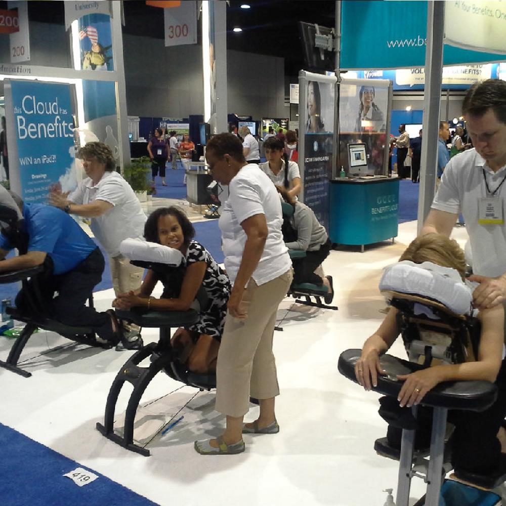 Massage at Events and Trade Shows: Enhancing Engagement and Brand Visibility